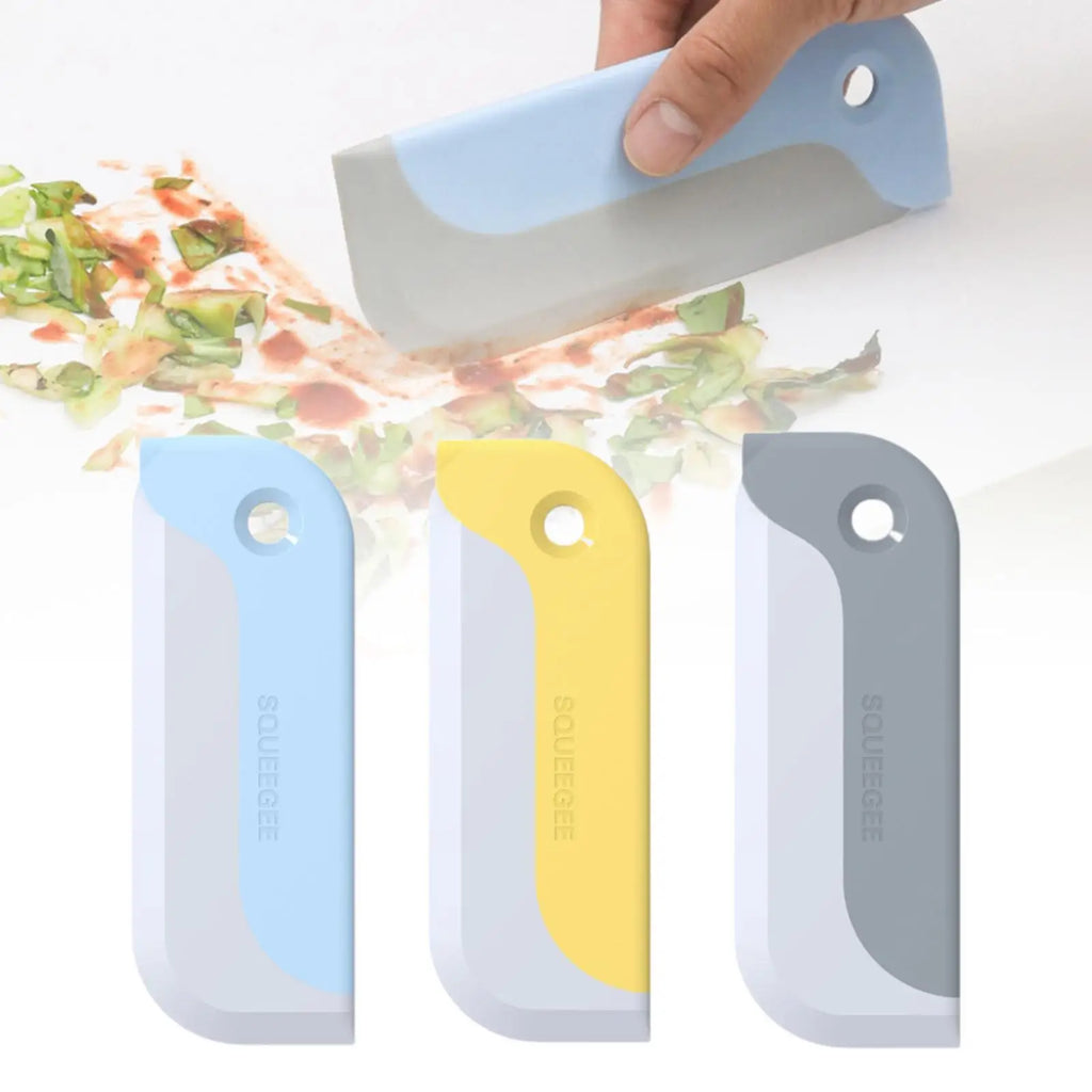 Soft Silicone Glass Wiper Scraper Bathroom Glass Cleaning Tools Squeegee Brush