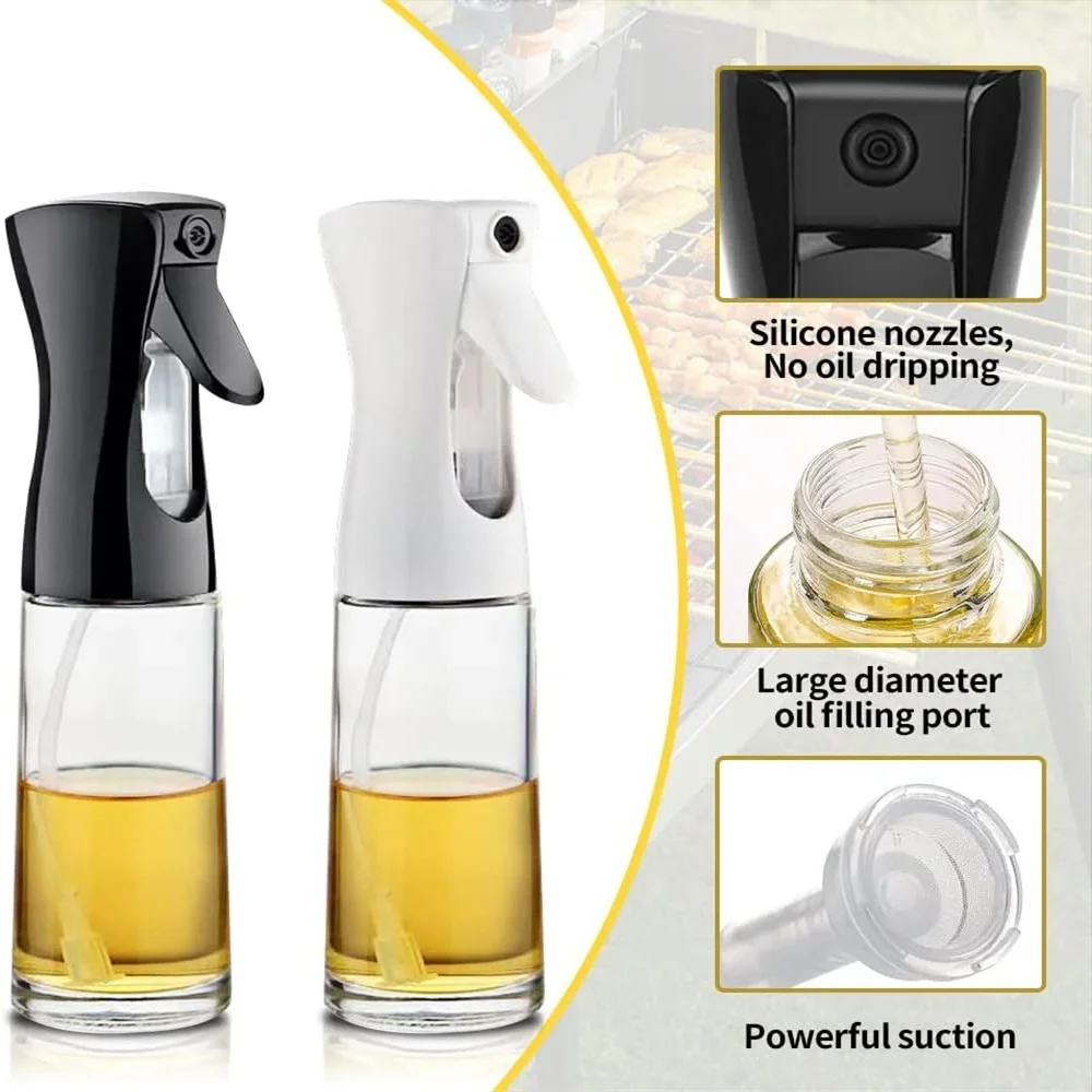 Oil Sprayer,Olive Oil Spray Bottle for Cooking Air Fryer Oil Dispenser Oil Sprayer Mister ,Kitchen Gadgets Accessories
