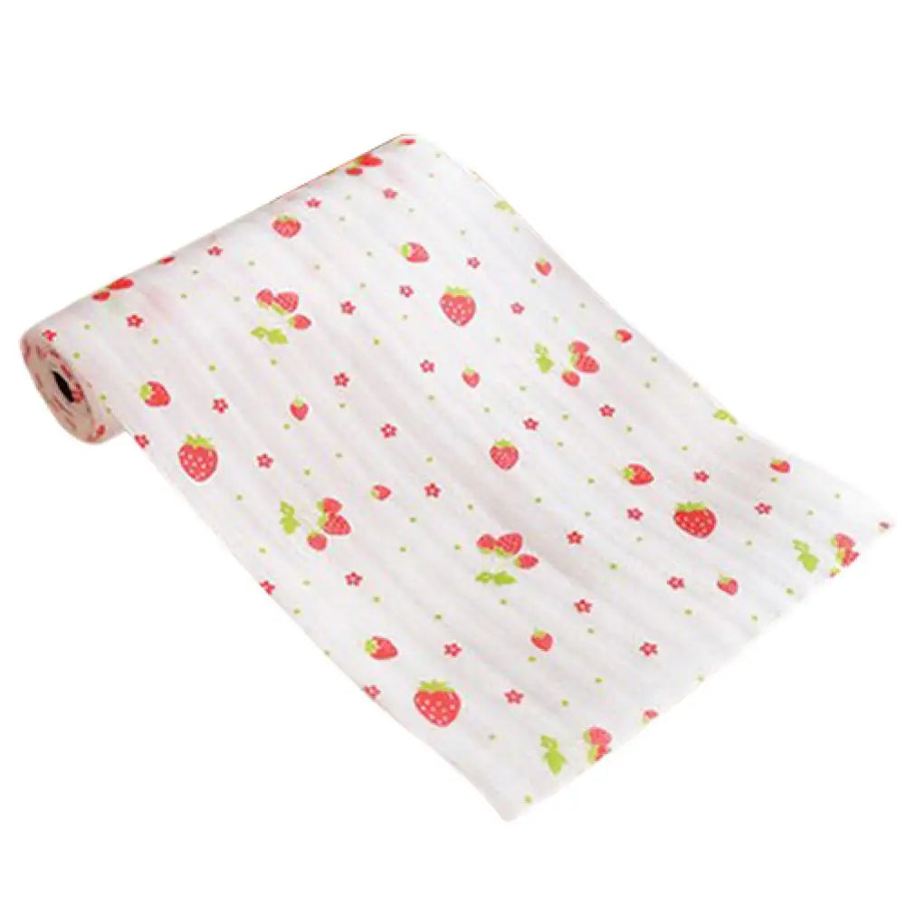 300cm Drawer Mat Eco-friendly Moisture-proof Cute Printing Shelf Paper Cabinet Drawer Liner Table Mat Kitchen