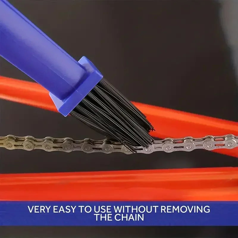 Motorcycle bike chain cleaning plastic brush gear checker brush mountain bike outdoor cleaning scrubbing tools