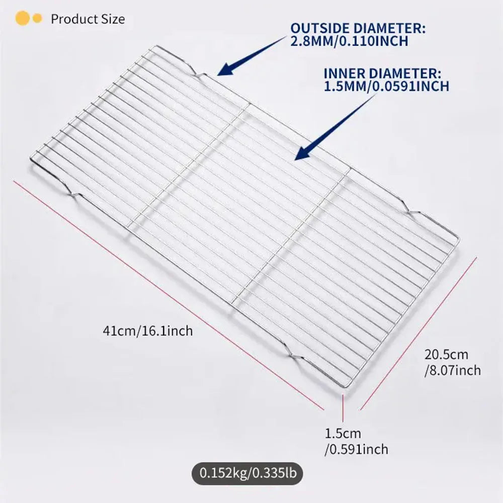 Stainless Steel Barbecue Mesh Mat Reusable Heat Resistance BBQ Baking Net Pad Kitchen Cooking Stove Stand Liner Accessories Tool