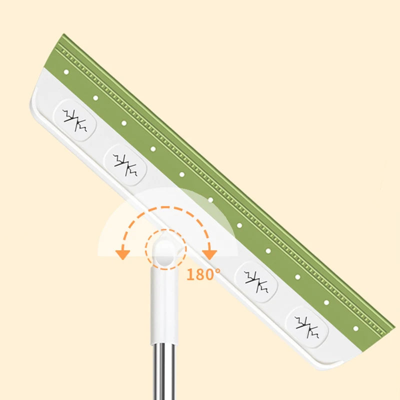 Cleaning Brush Long Handle Telescopic Magic Broom Silicone Floor Wiper Squeegee Strip Window Glass Household Bathroom Sweeping