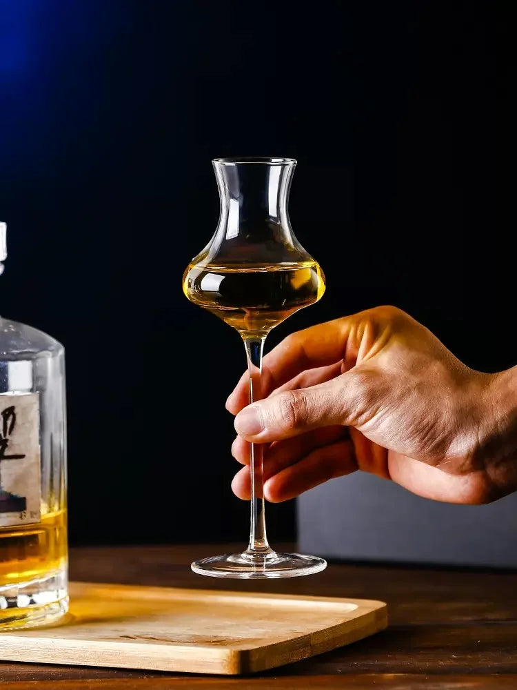 125ml Lead-Free Crystal Aroma Cup Wine ChampagneTasting Glass Elegant Whiskey Glass Pure Drink Goblet