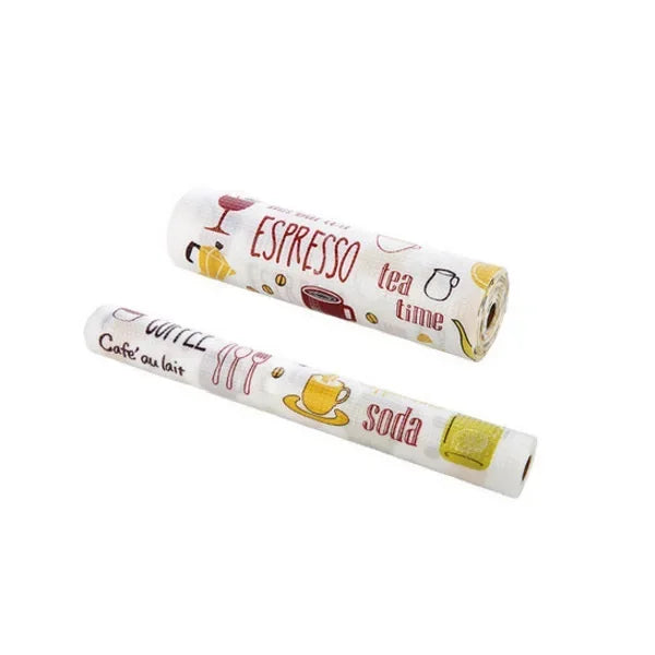 1 Roll Can Cut Table Mat Drawers Cabinet Shelf Liners Cartoon Cupboard Placemat Waterproof Oil Thickened Kitchen Stickers