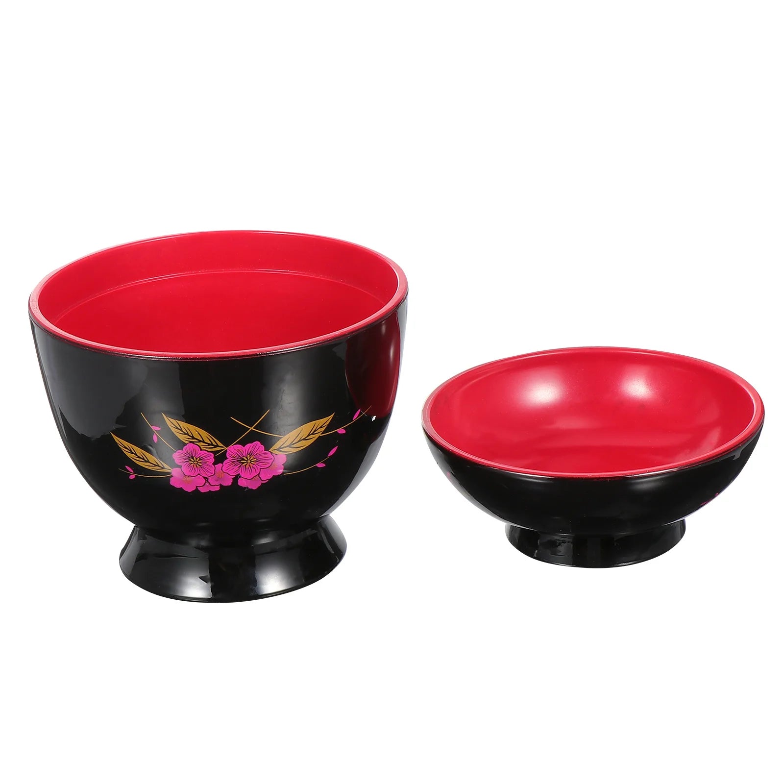 1 pc Japanese Style Miso Soup Bowl 6.7 Inch Fine Craftsmanship For Ramen Noodles Salad Dessert Plastic Tableware Kitchen Supply