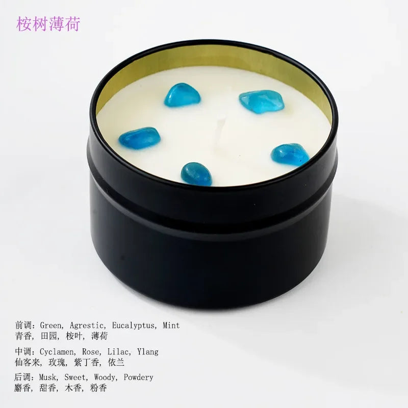 Scented Candle Gift Soy Wax Aromatherapy Candles Iron Cans Soy Wax Home Decoration m