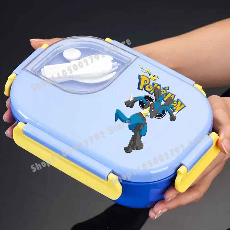 Pikachu Pokemons Girl Boy Cartoon Lunch Boxs Student Charmander Portable Bento Case Insulated Lunch Box Kids Birthday Cute Gift