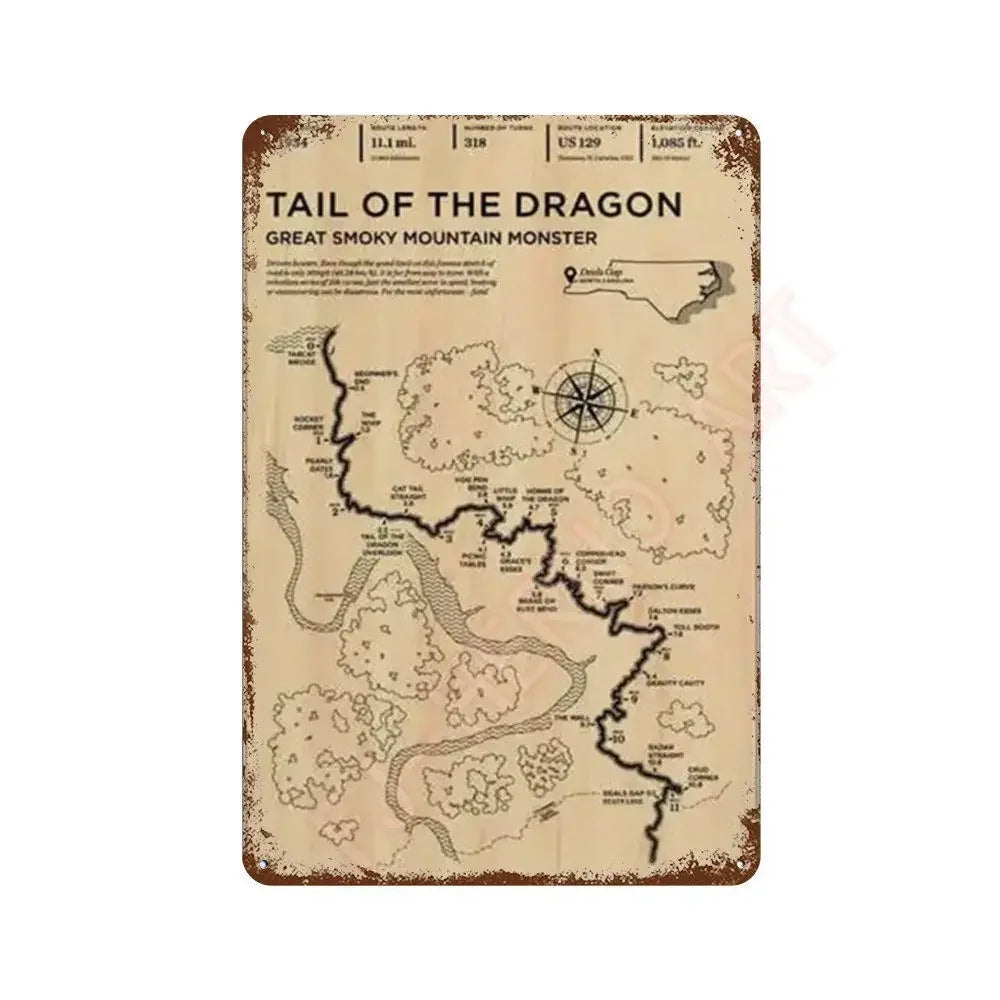 Vintage F1 Formula Racer Poster Metal Tin Sign Plaque Aesthetics Racing Monaco Grand Prix Circuit Track Wall Art Home Room Decor