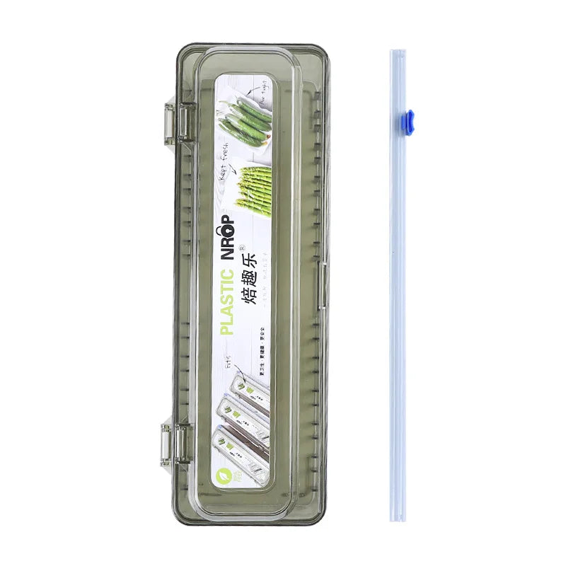 Plastic Wrap Dispenser For Foil and Cling Film Cutter Sharp Cutter and Organizer Kitchen Tool Accessories Food Wrap Foil Holder