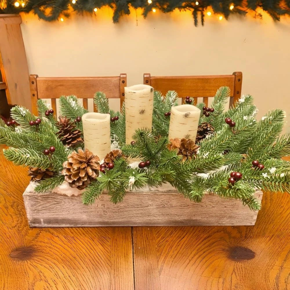 20/50Pcs Artificial Plants Christmas Tree Home Room Table Decoration Outdoor Yard Garden Accessories Household Products Vase Diy