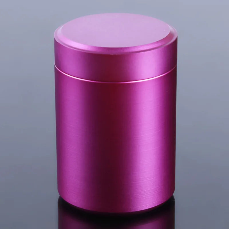 New Airtight Smell Proof Container Quality Stainless Steel Mini Tea Cans Herb Stash Jar Tea Coffee Storage Box Tea Caddies Box
