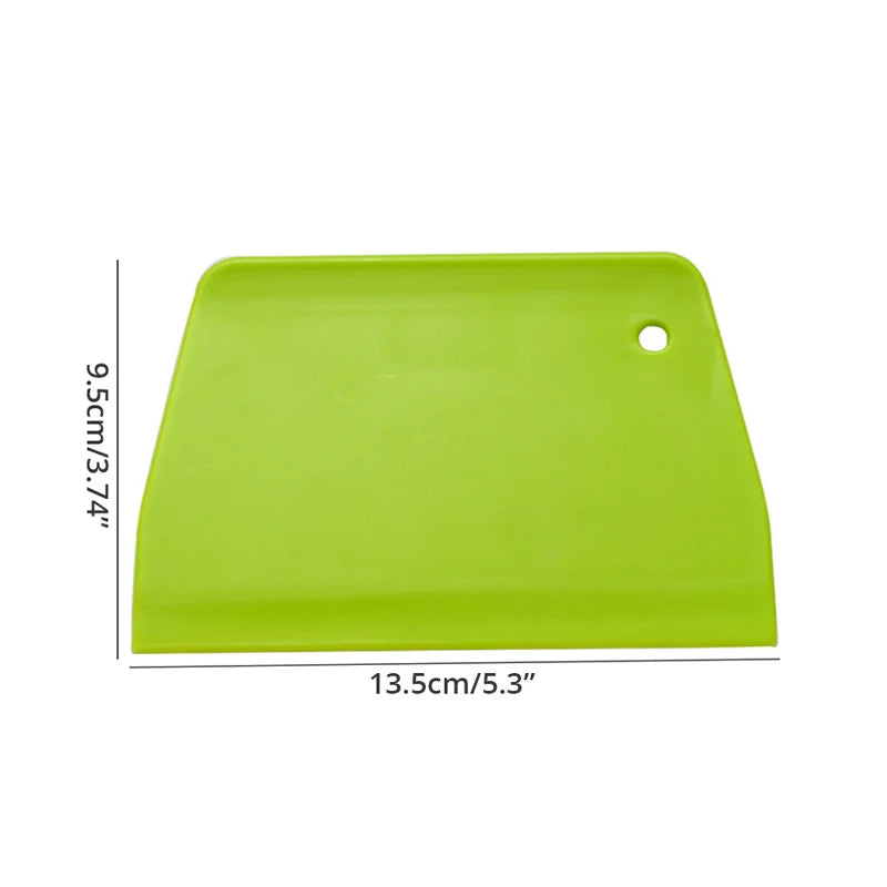 Leeseph Multi-purpose Stainless Steel Scraper & Chopper, Dough Scraper, Pizza Dough Cutter , kitchen tools