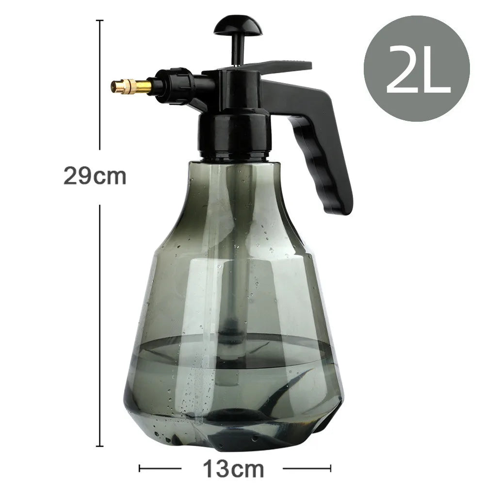 Flower Watering Pot with Column Pattern Air Pressure Spray Nozzle Spray Bottle Garden Watering Irrigation Watering and Spraying