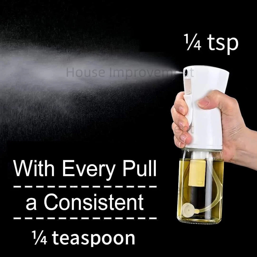 200/300/500ml Oil Sprayer for Cooking BBQ Salad Olive Oil Spray Dispenser Bottle Non-Slip Handle Suitable Kitchen Cooking Baking
