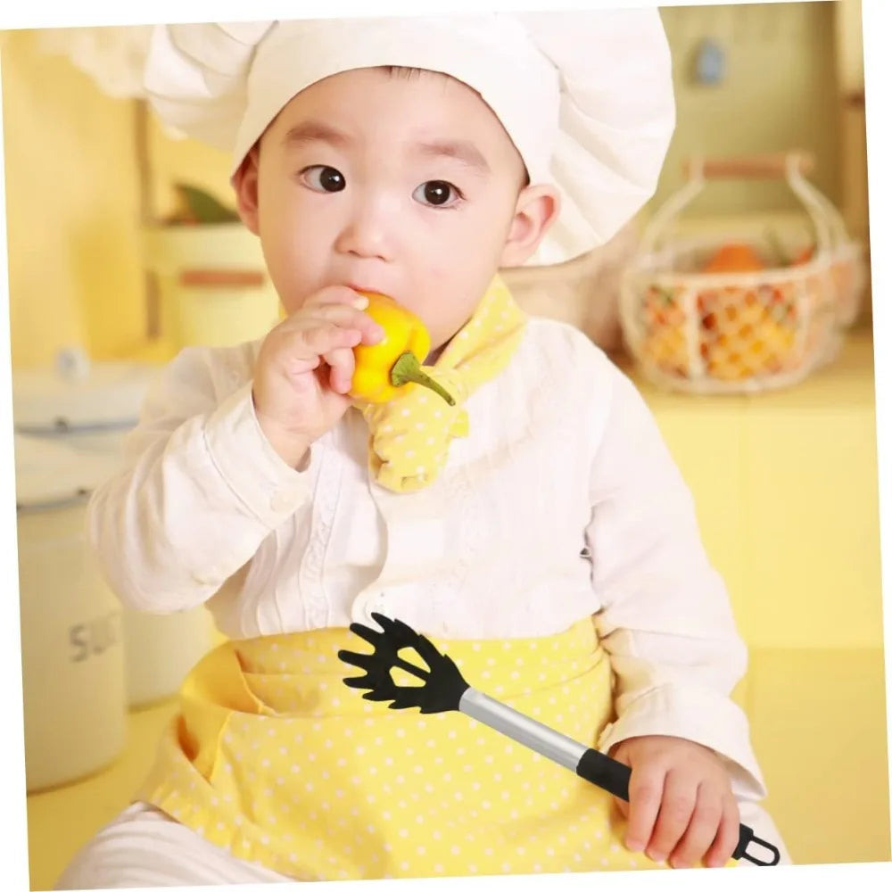 Silicone Noodles Colander Spoon Flexible Cooking Spoon for Home Restaurant Food Grade Silicone Scratch Resistant Utensils with