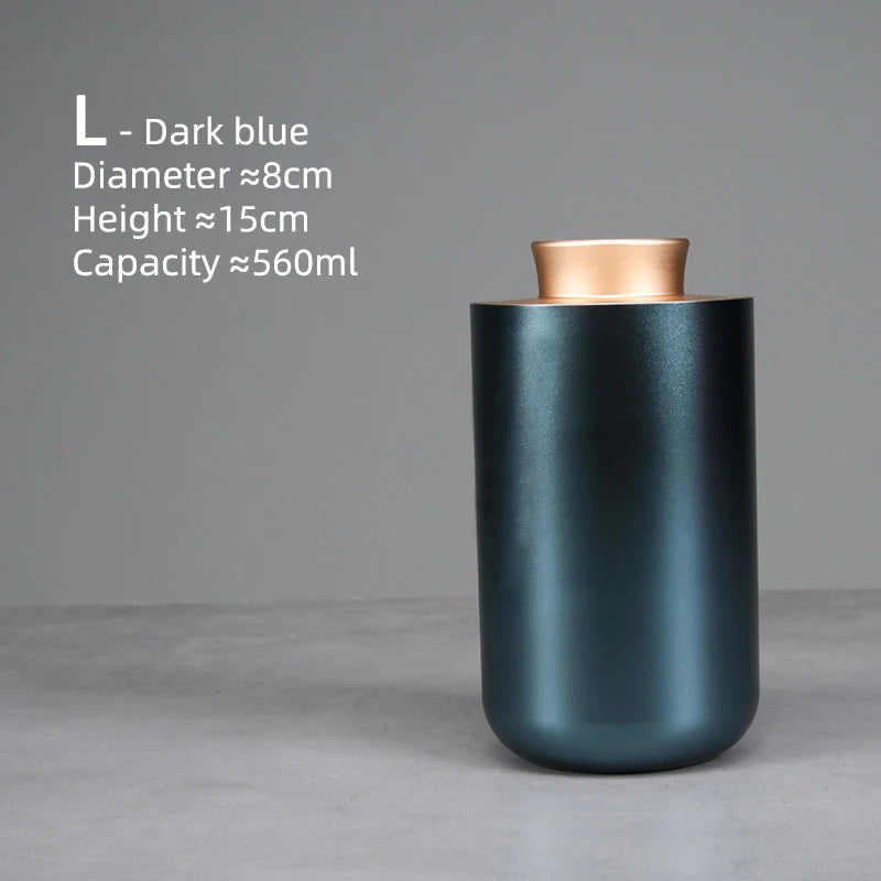 Airtight Jar - Safe Proof Durable Multi-Use Portable Metal Spice Jar Container Waterproof Aluminum Screw-top Lid Lock Odor Case