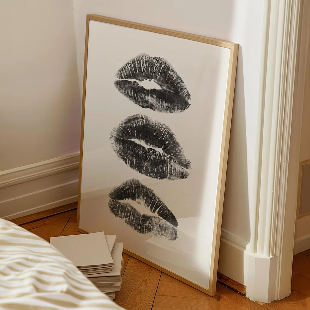 Billiards Black Eight Cheetah Lip Print Wall Art Prints Canvas Painting Poster Picture For Living Room Home Decor