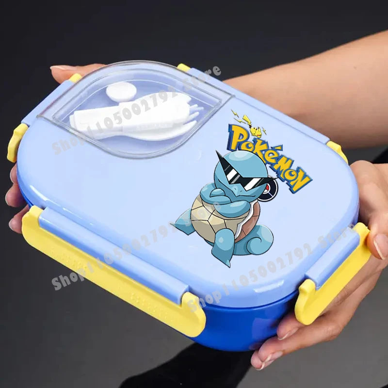 Pikachu Pokemons Girl Boy Cartoon Lunch Boxs Student Charmander Portable Bento Case Insulated Lunch Box Kids Birthday Cute Gift