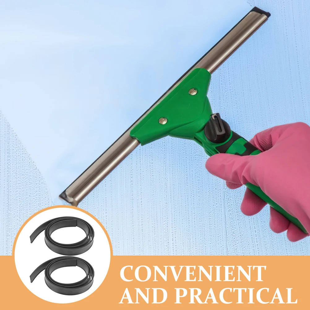 2Pcs 105cm Glass Scraper Strip Replacement Silicone Wiper for Home Windows Bathroom Car Cleaning Squeegee Glass Wiper