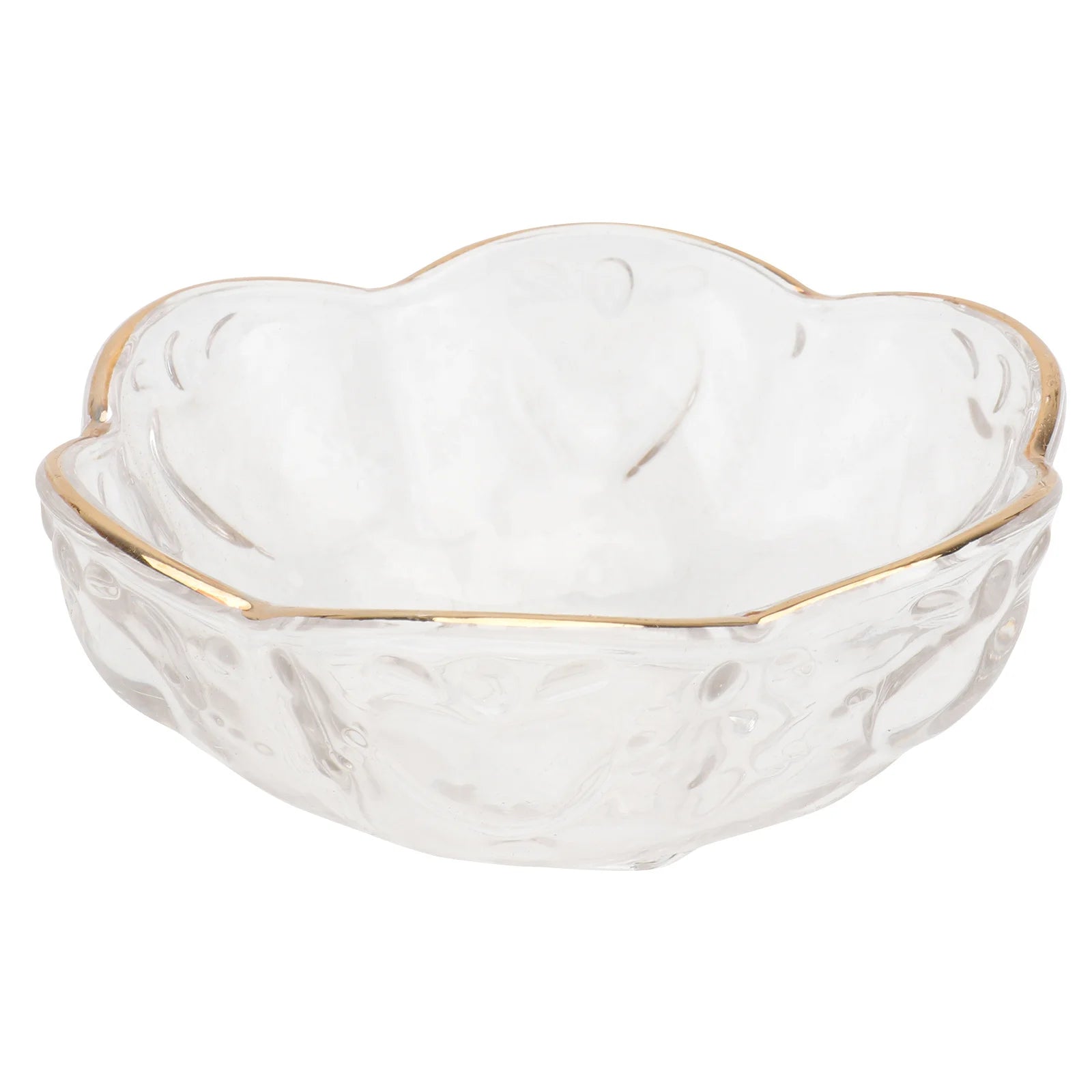 1Pcs Glass Salad Bowl Clear Transparent Decorative Food Serving Bowl Party Household Kitchen Tableware Fruit Dessert Container