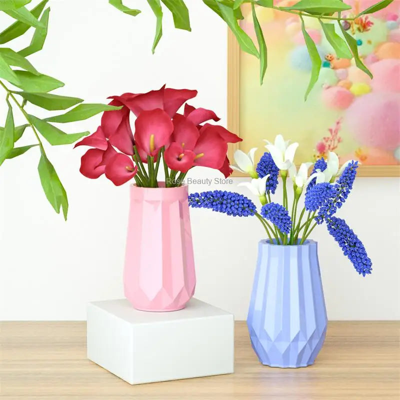 DIY Flower Pot Silicone Molds Cement Concrete Plaster Candle Jar Box Pottery Mould Handmade Planter Gardening Decor Clay Molds