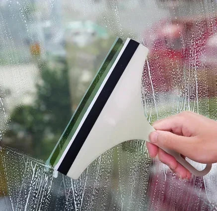 Squeegee Window Glass Wiper Scraper Household Cleaning Bathroom Mirror Cleaner with Silicone Blade Holder Hook Car Glass Shower