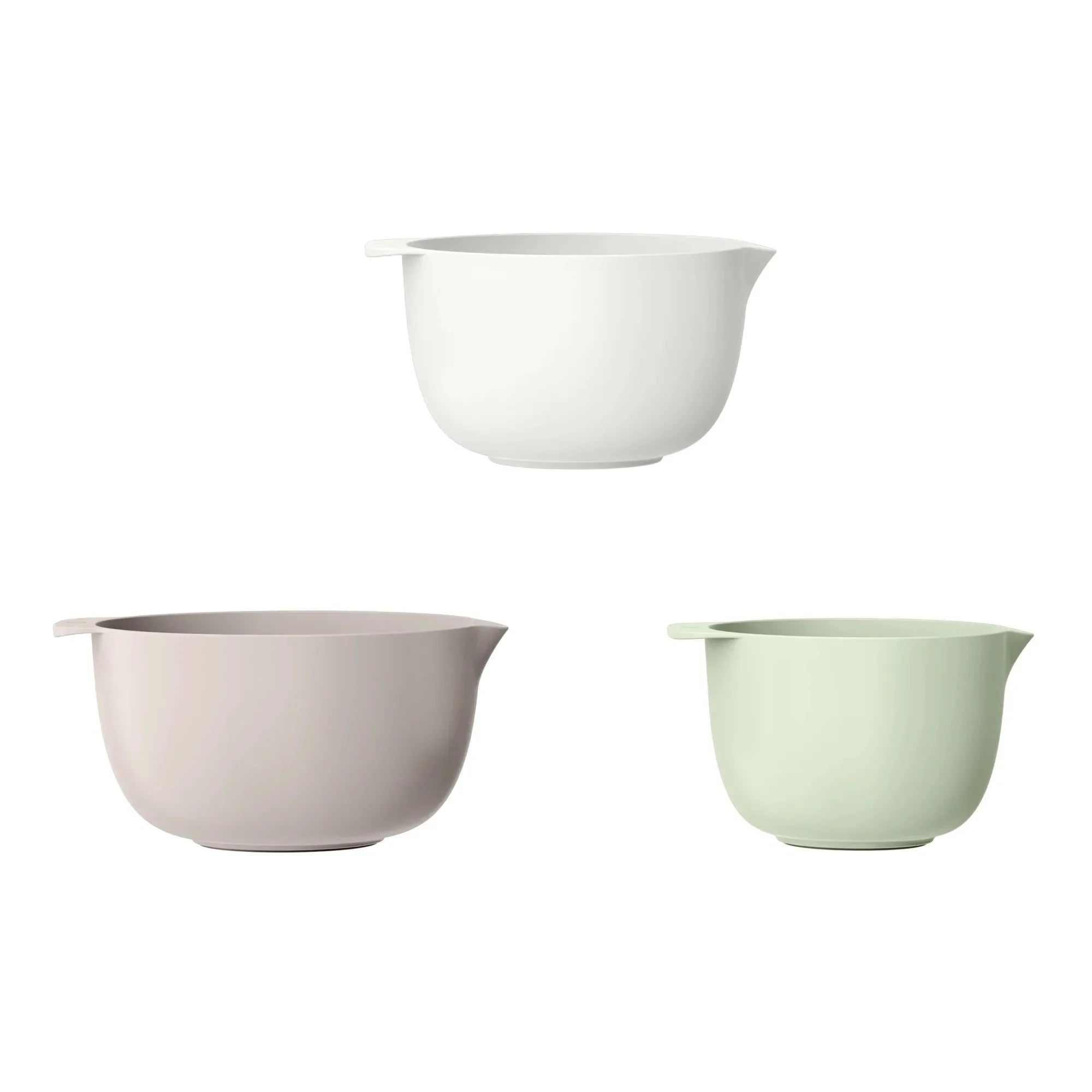 3-Piece Mixing Bowl Set, Assorted Colors  Anti-slip bottom