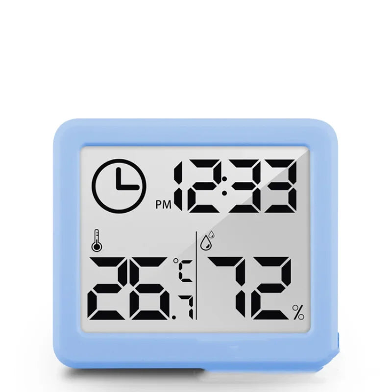 3.2inch Large LCD Screen Automatic Electronic Temperature Humidity Monitor Clock Multifunction Thermometer Hygrometer