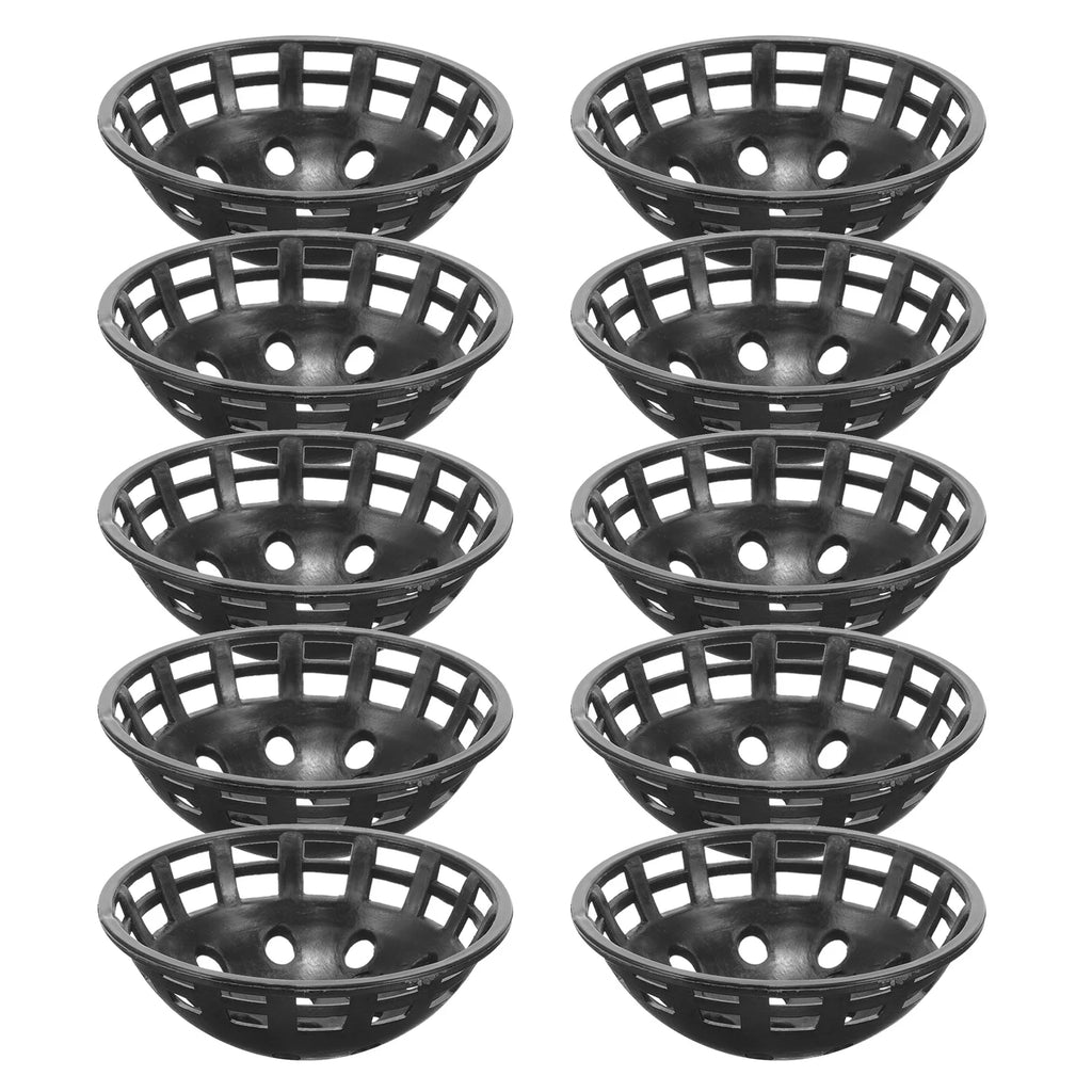 10pcs Planter Hole Mesh Mat Breathable Drainage Gasket For Flower Pot Bottom Prevent Soil Leakage Plastic Mesh Pad Garden Plant