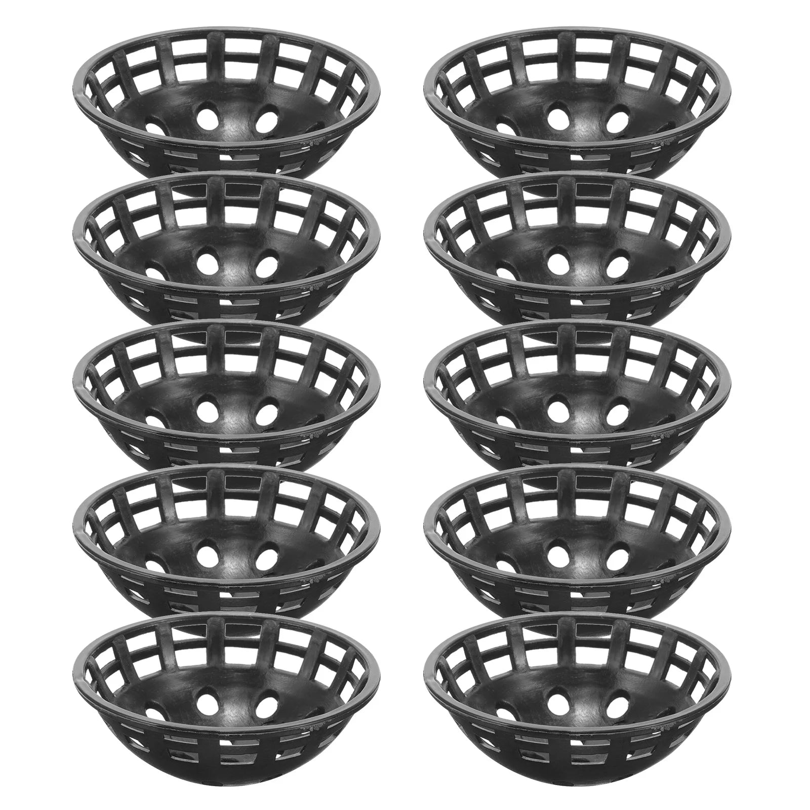 10pcs Planter Hole Mesh Mat Breathable Drainage Gasket For Flower Pot Bottom Prevent Soil Leakage Plastic Mesh Pad Garden Plant