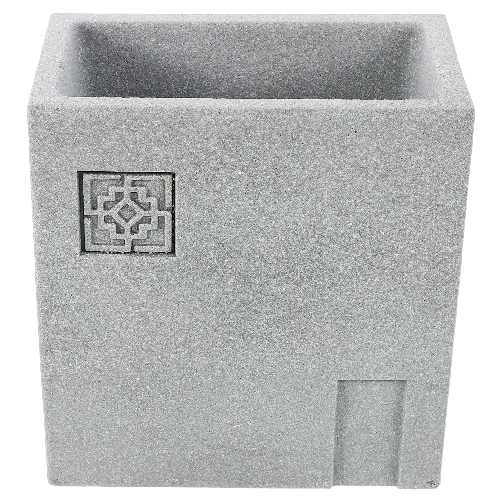 Stone Flower Pot Planter Decorative Sandstone Garden Bonsai Stand Powder Container Sturdy Microlandscape Base Funny