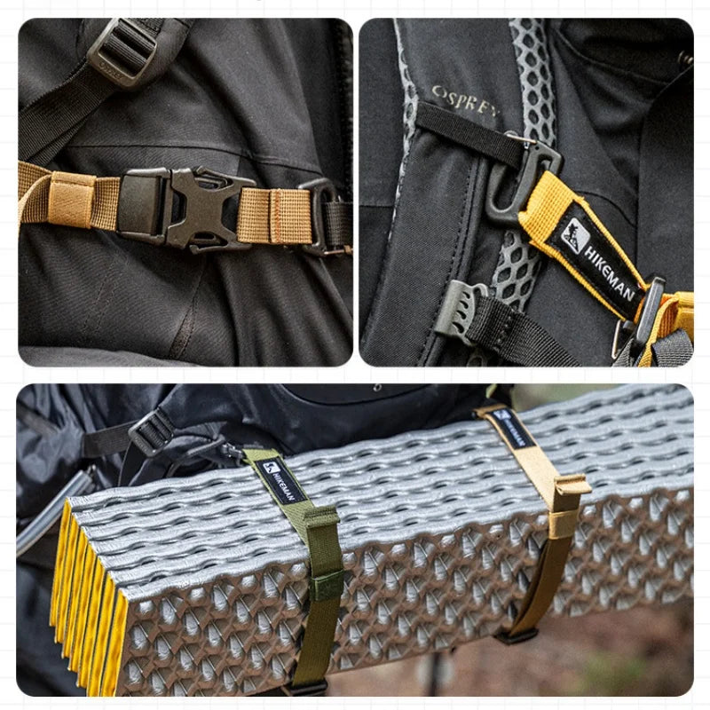 Outdoor Luggage Strap Camping and Travel Equipment Adjustable Plug-In-Buckle Fixed Packing Strap