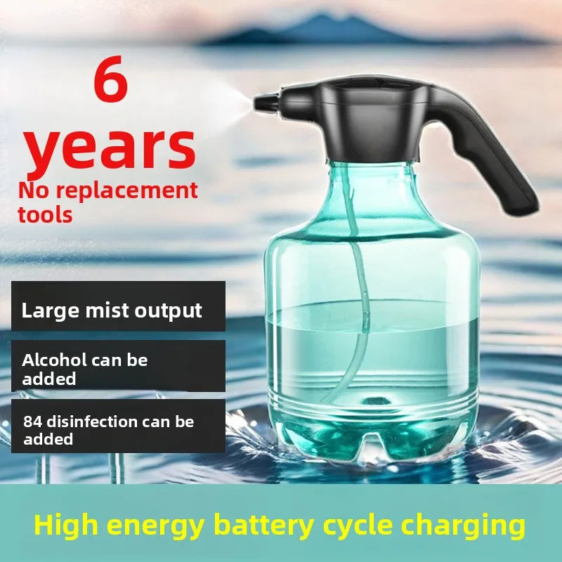 Electric Watering Can Spray Kettle Charging Small Disinfection Shower Kettle Household Sprayer High Pressure