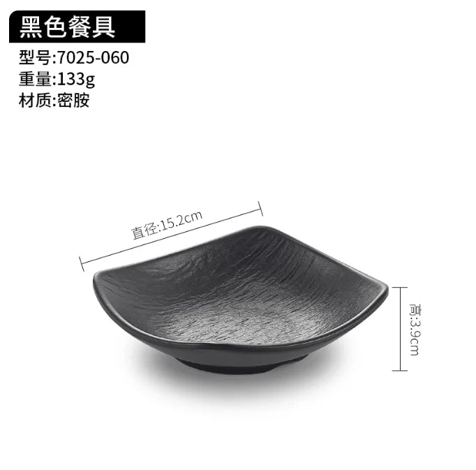 1pc Melamine Cooked Food Dish Hotpot Restaurant Tableware Plate Cold Dishes,braised Meat Dishes Display Plate Buffet Tray