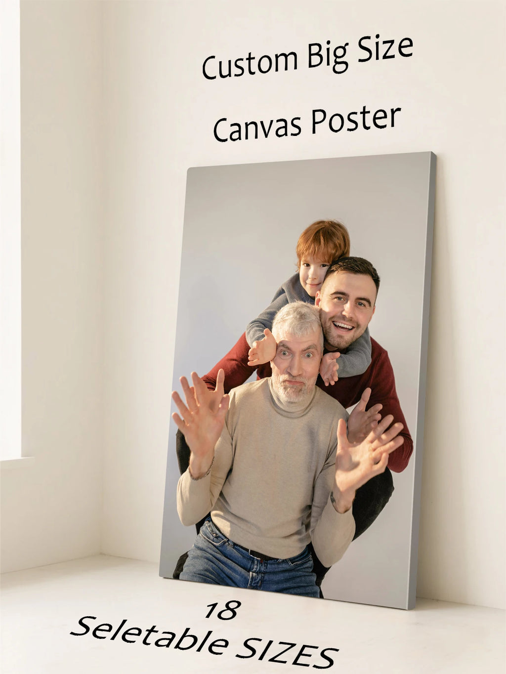 1Pc Custom Canvas Poster Personalized Home Decor Wall Art Customized Gift Room Decoration Creative Customizable Present