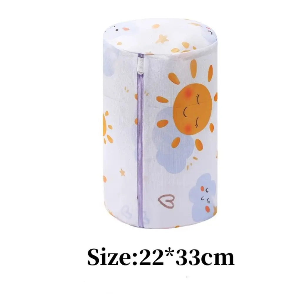 Portable Washing Machine Laundry Bags Printing Mesh Wash Bag Clothing Organizer Foldable Laundry Wash Bag Home