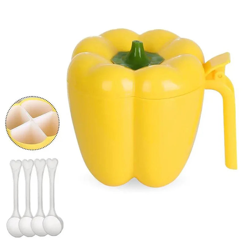 1Pc Plastic Creative Seasoning Jar Container Spice Rack Organizer Outdoor Camping Seasoning Bottle Kitchen Gadget Set