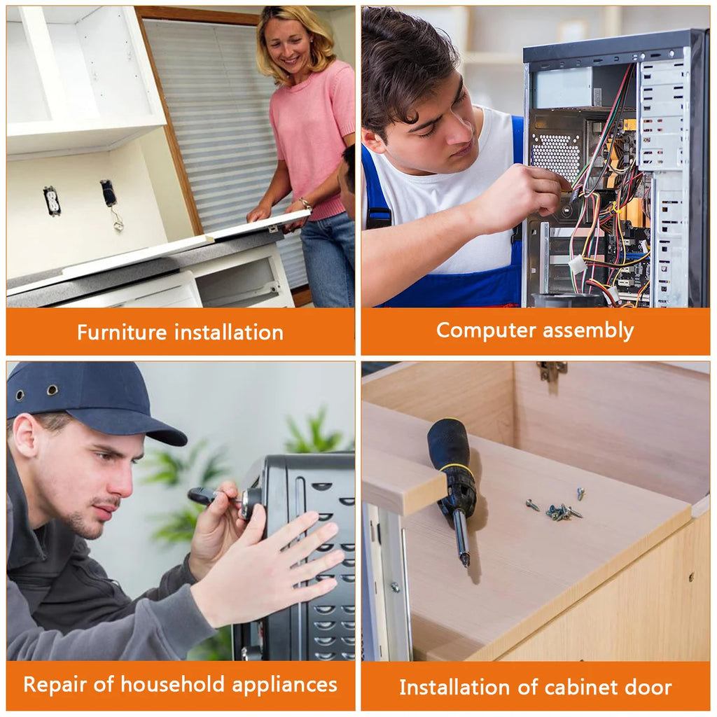 2pcs Flexible Screwdriver Shaft For Electric Drill Chuck, Hex Bit Connector Adapter, Tight Spaces Repair Tool, Auto Engine