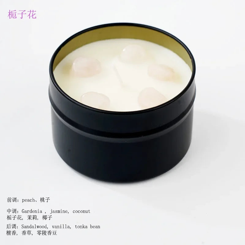 Scented Candle Gift Soy Wax Aromatherapy Candles Iron Cans Soy Wax Home Decoration m