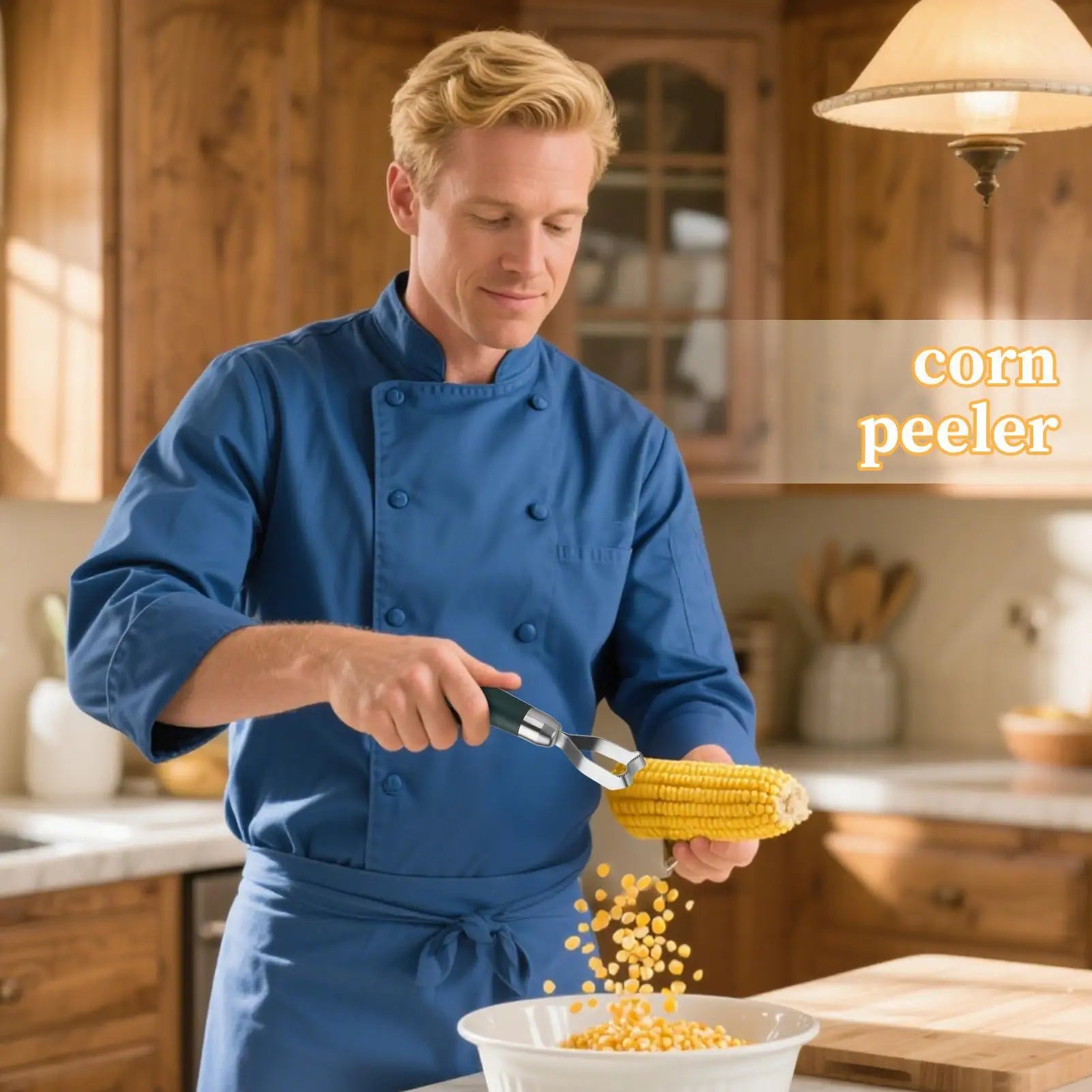 Corn Peeler Corn Stripping Tool Remover From Cob Kitchen Tools Cutter Kernel Remover For Household Kitchen Picnic BBQ Party