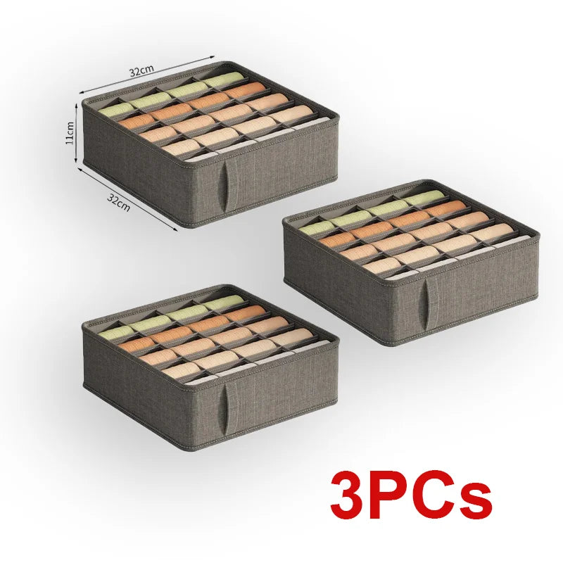 20/6/7/1 Grids Cation PP Sock Bra Pants Simplicity Organizers Of Cabinets And Drawers Home Sorting Boxes Storage Organizer Box