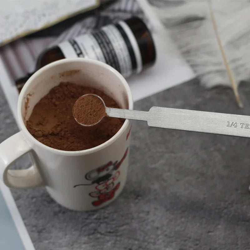1pc Stainless Steel Measuring Spoon Coffee Measurer Tablespoon Coffee Measuring Spoon Kitchen Accessories Baking Tools