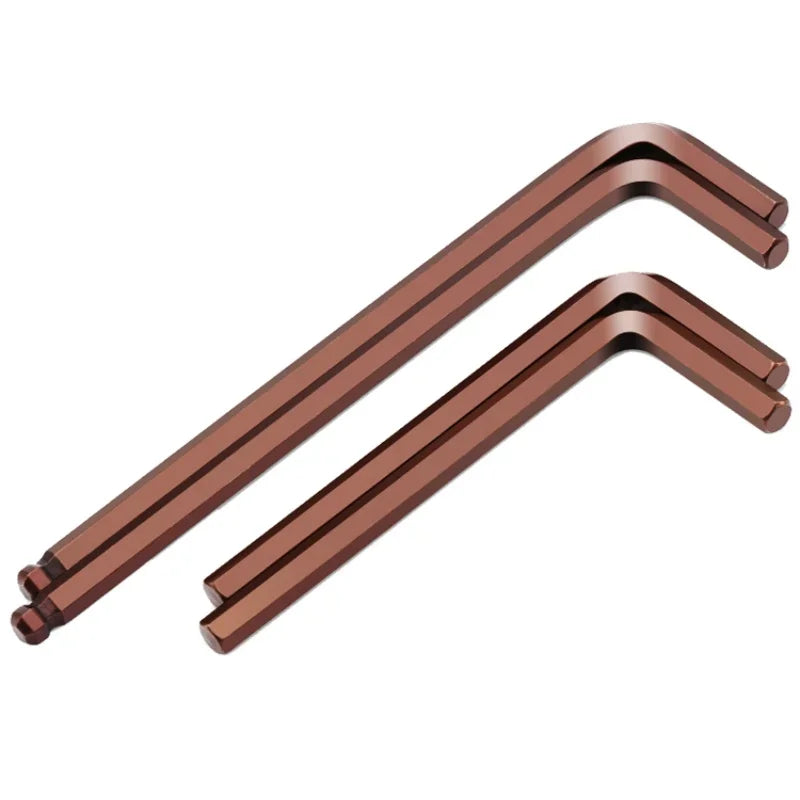 Hex Key Hex Wrench1.5/2/2.5/3/4/5/6/8/10/12/14/17mm Wrench Universal Allen Key Screwdriver Kit Multifunctional Repair Hand Tools