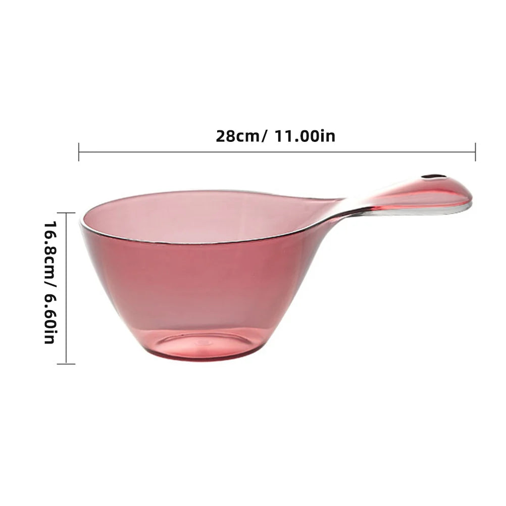 Water Scoop Large Capacity Reusable Kitchen Utensil Thickened Handle Hanging Hole Design Long Handle Household Water Ladle