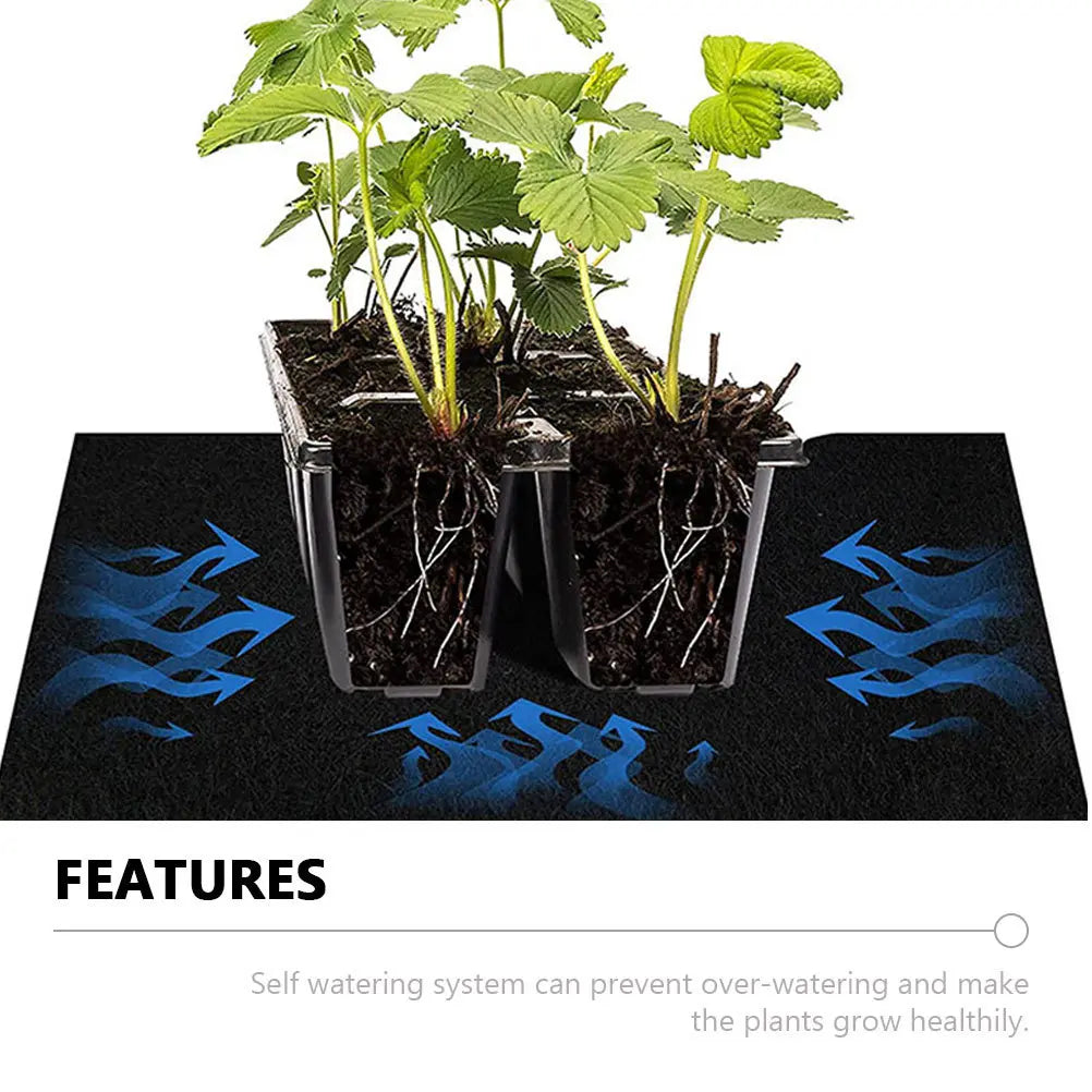 1 Set Automatic Device System Plant Self Fabric Indoor Potted Water Absorbent Cushion Garden Accessory Hydroponic Plant