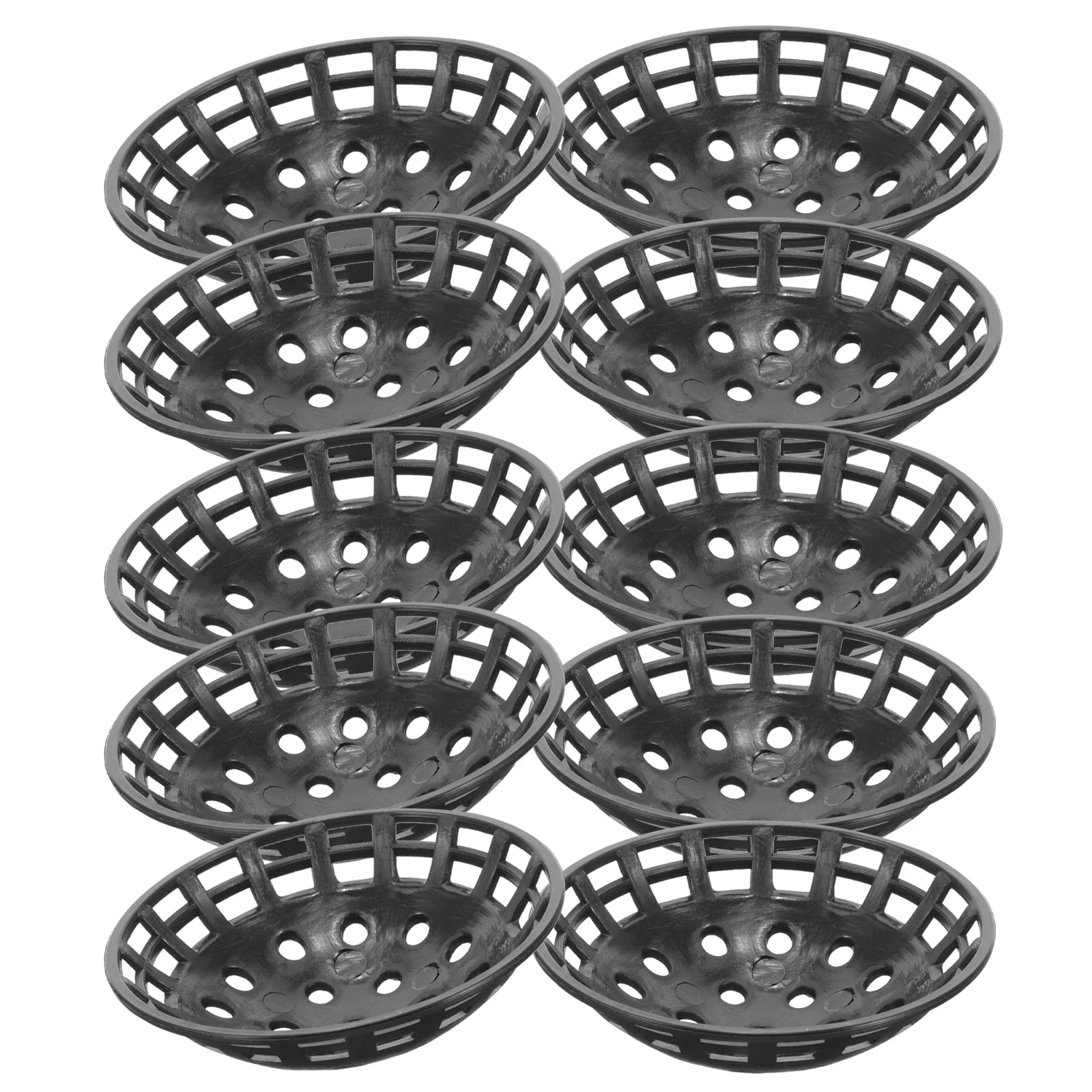 10pcs Planter Hole Mesh Mat Breathable Drainage Gasket For Flower Pot Bottom Prevent Soil Leakage Plastic Mesh Pad Garden Plant