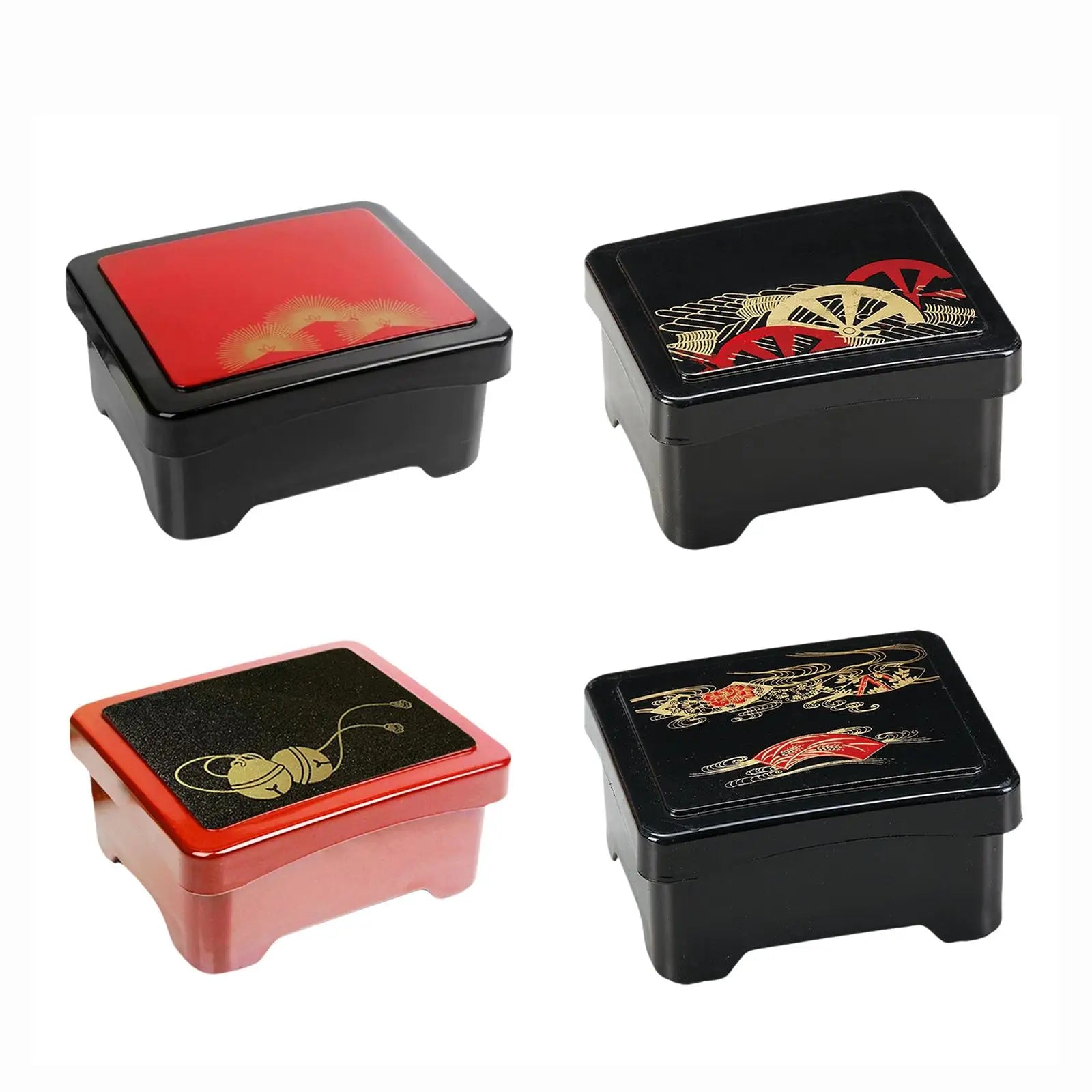 Unadon Box Airtight Lid Reusable Sushi Container Food Container Japanese Lunch Box for Dinner Sushi Dried Fruit Dessert Travel