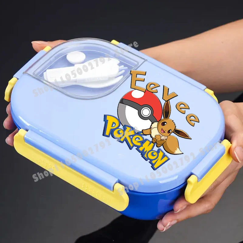 Pikachu Pokemons Girl Boy Cartoon Lunch Boxs Student Charmander Portable Bento Case Insulated Lunch Box Kids Birthday Cute Gift
