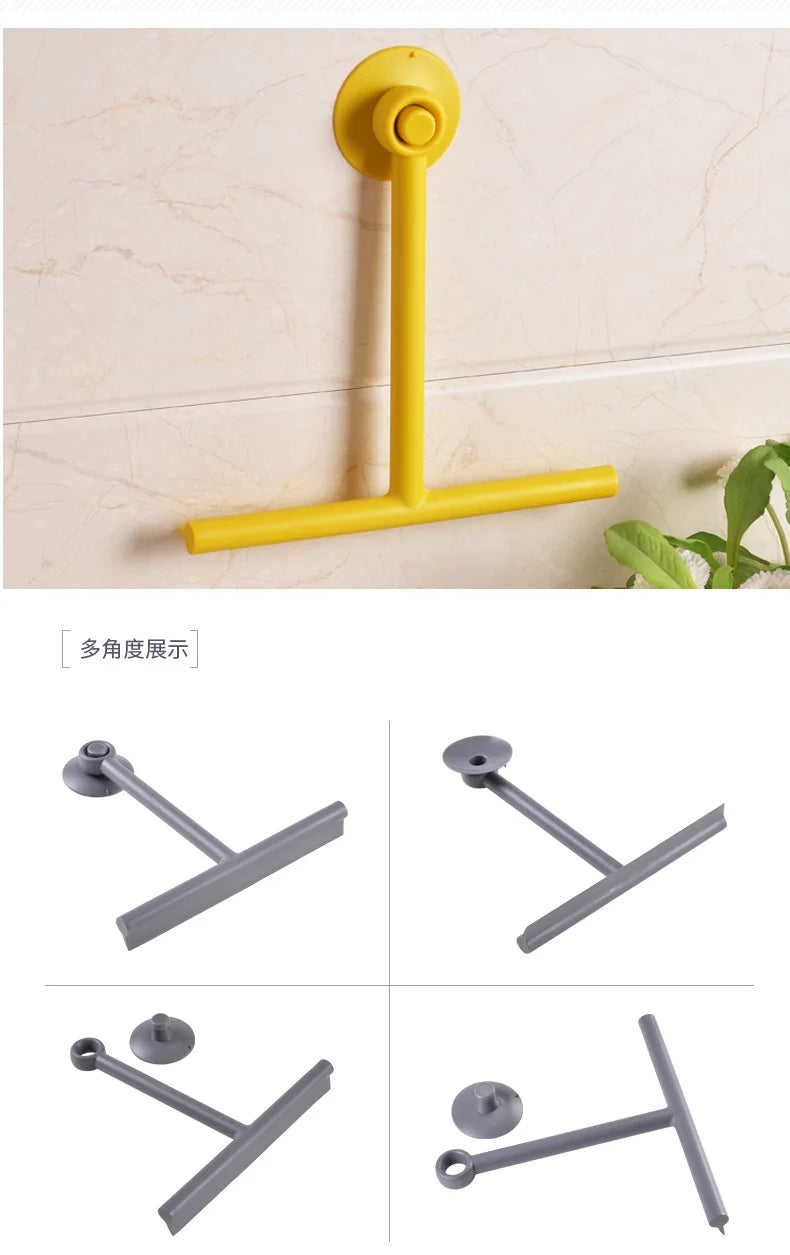 Glass Scraper For Bathroom Shower Squeegee Window Glass Wiper Cleaner Tool Heavy Duty Rustproof Smooth Glide On Tiles