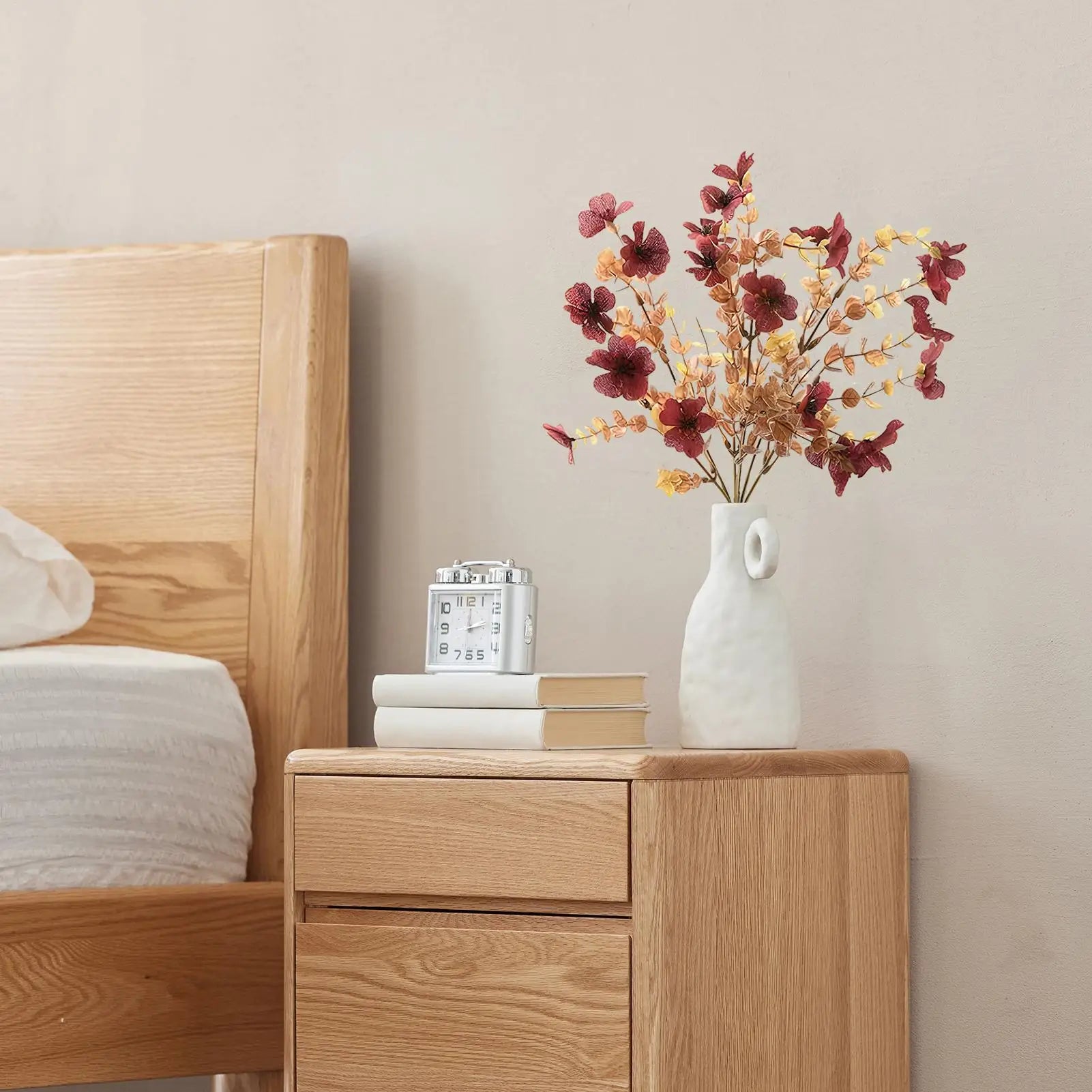 Dried Flower Arrangements Dried Flower Bouquets Artificial Realistic Decoration Ornament For Yard Porch Garden Wedding Party